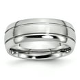 thumbnail image 1 of Cobalt Polished and Satin Grooved 8mm Band Size 12.5, 1 of 6