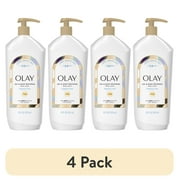 (4 pack) Olay Day & Night Restoring Hydrating Body Lotion, Fragrance-Free, 18 fl oz