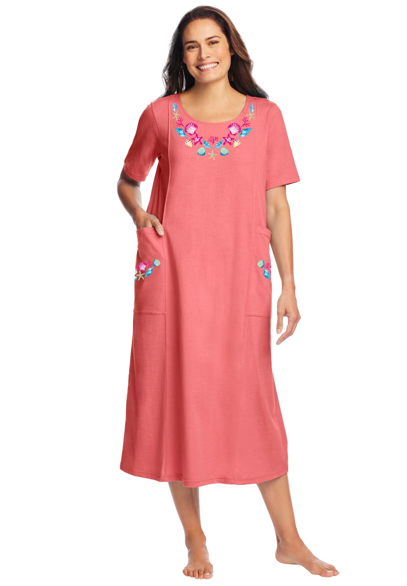 Dreams & Co. Women's Plus Size Sleep Shirt Tee