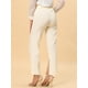 thumbnail image 4 of INSPIRE CHIC Pantalones De Pierna Ancha Para Mujer Con Bolsillos Pantalones De Trabajo Elásticos De Cintura Alta Beige XS, 4 of 5
