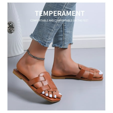 

BottleZi women s casual slip-on sandals 2023 New Height Increasing Anti Slip Cross Trap Female Fashion Women Summer Beach Sandals