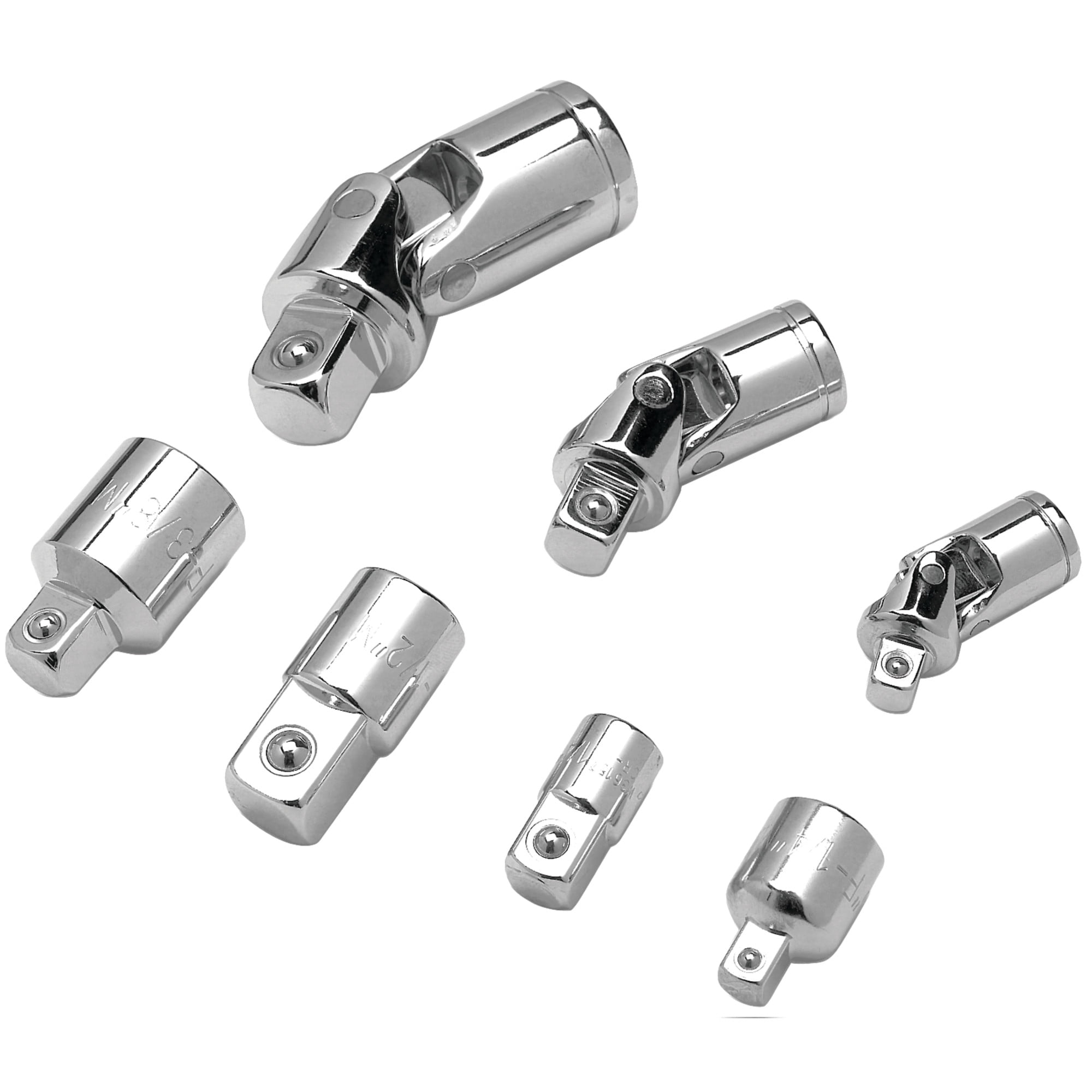 Performance Tool W30935 7 Piece Socket Adpater and U-Joint Set