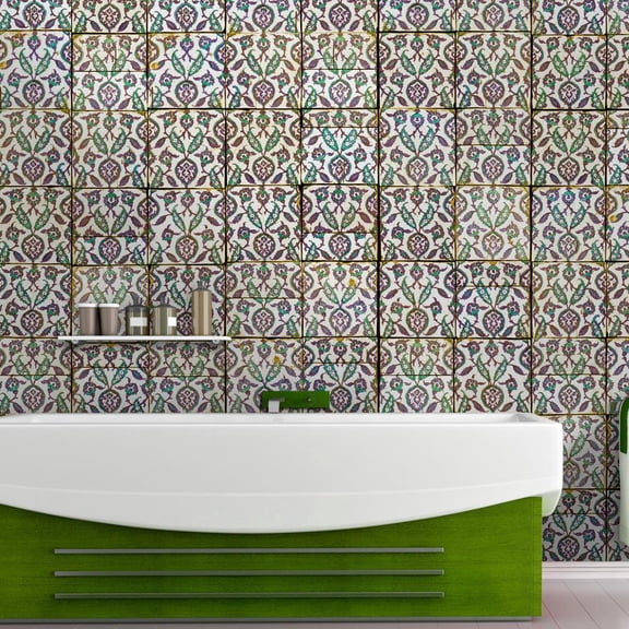 Repeating Wallpaper Roll - Dance Of Colors - 32.8'L x 19.7"W