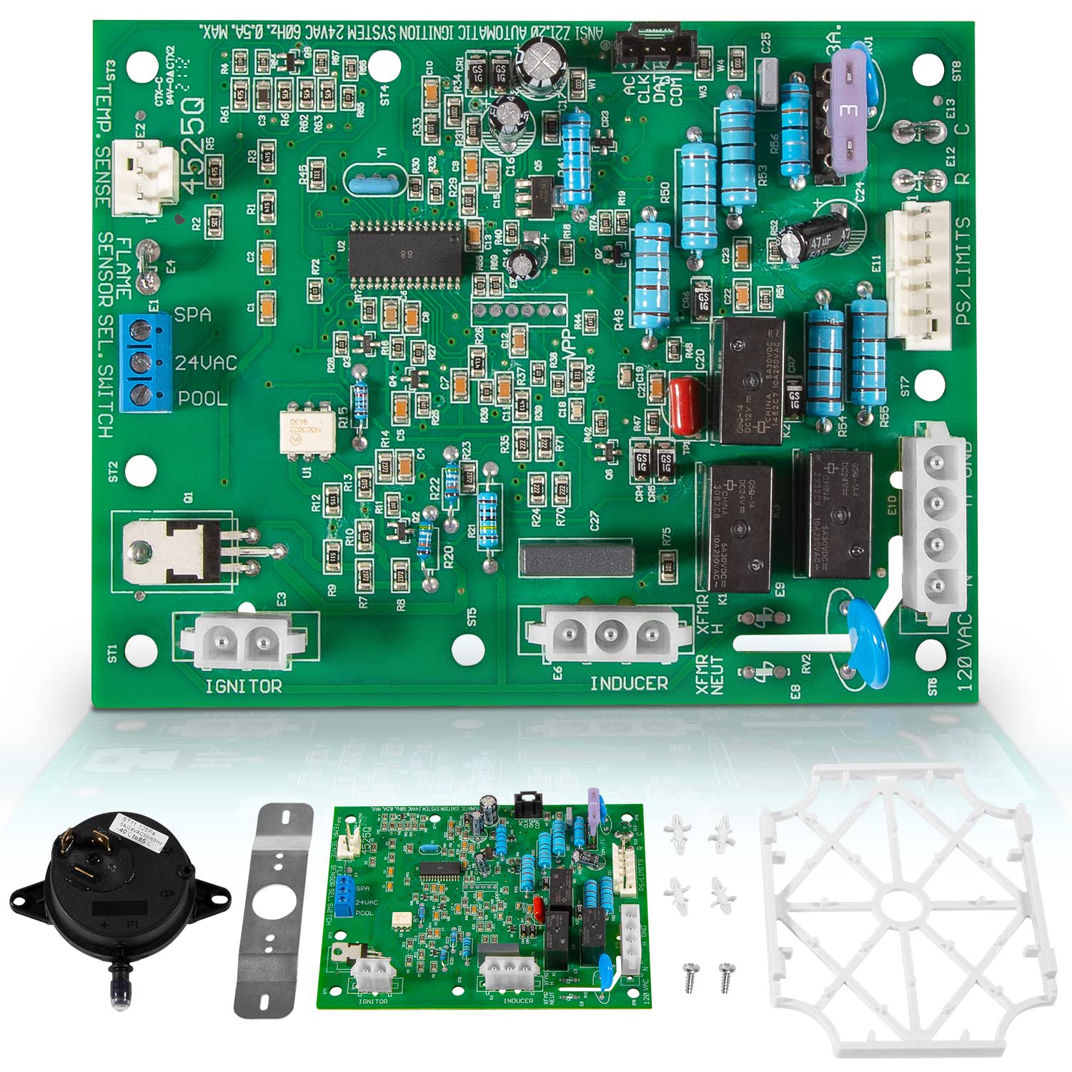 FDXLICB1930 FD Integrated Control Board Replacement Kit for Hayward  Universal H-Series Low Nox Pool Heater Models H250FDN H250FDP H300FDN  H300FDP H350FDN H350FDP H400FDN H400FDP - Walmart.com