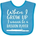 thumbnail image 3 of Inktastic Future Bassoon Player Bassoonist Gift Boys or Girls Baby Bib, 3 of 4