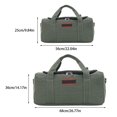thumbnail image 4 of Soidarity Bolsas de viaje para hombre, tela de lona multiusos para exteriores, bolsa de almacenamiento de equipaje de gran capacidad gruesa, bolsas de Mochilas de mochilero Negro L Soidarity OD029727-03, 4 of 6