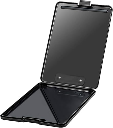 Tekola Plastic A4 Form Storage Box Case, Clipboard Case, Bulk clipboard Set Suitable for School, Utility, Industrial Office, Medical Personnel, Black, 12 Pack
