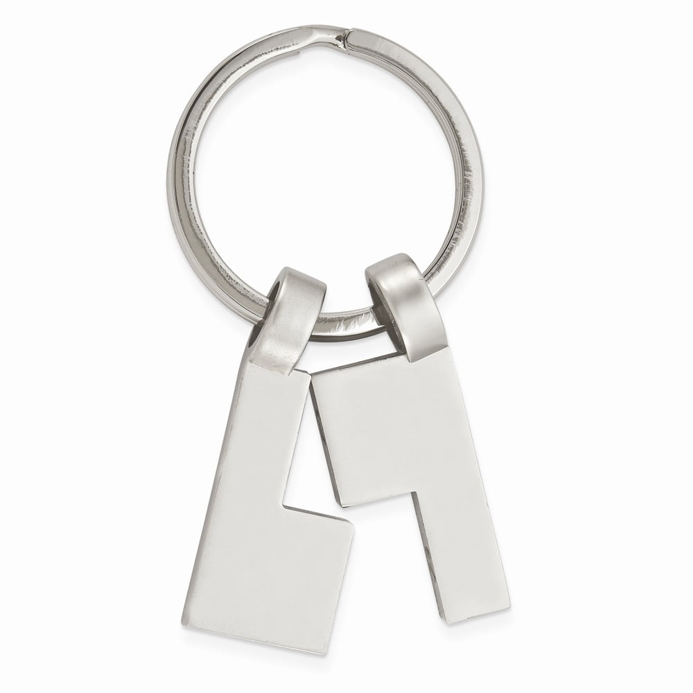 Rectangle Pull Apart Key Ring