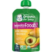 Gerber 2nd Foods Organic Baby Food, Pear Mango Avocado, 3.5 oz Pouch