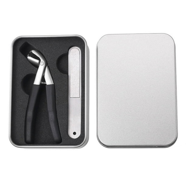 Conjunto de Clippers de Uñas,Gran Apertura con Mango de Goma Colgante Agarre Ergonómico,Cuchillas de Precisión para Cortar Fácilmente Clippers de Uñas de Viaje en Casa para Uñas Gruesas,Adultos