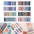 thumbnail image 2 of 1600Pcs 8 Pack Repositionable Book Tabs Flags Sticky Page Marker Transparent Indexes Tabs Sticky Tabs for School, Office, 2 of 4