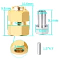 thumbnail image 3 of RCLIONS 7MM Brass Wheel Hex Hub Extender Adapters for TRX4M Bronco Defender K10 F-150 1/18 RC Crawler Car Model Parts, 3 of 14