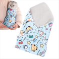 thumbnail image 1 of Envoltura para Gatos para Cortar Uñas, Herramienta de Sujeción Antiescape, Antiescape para Orejas, Ojos, Uñas, Limpieza, Aseo y Recorte de Perros.M, 1 of 6