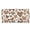 Brown Heart Pattern with Textured Details, variant on Silhouette Woman Chevron Trifold Wallet, Leather Long Billfold Clutch for Travel, Multi Card Buckle Money Organizer
