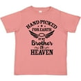 thumbnail image 3 of Inktastic Handpicked for Earth by My Brother in Heaven Angel Wings Boys or Girls Toddler T-Shirt, 3 of 5