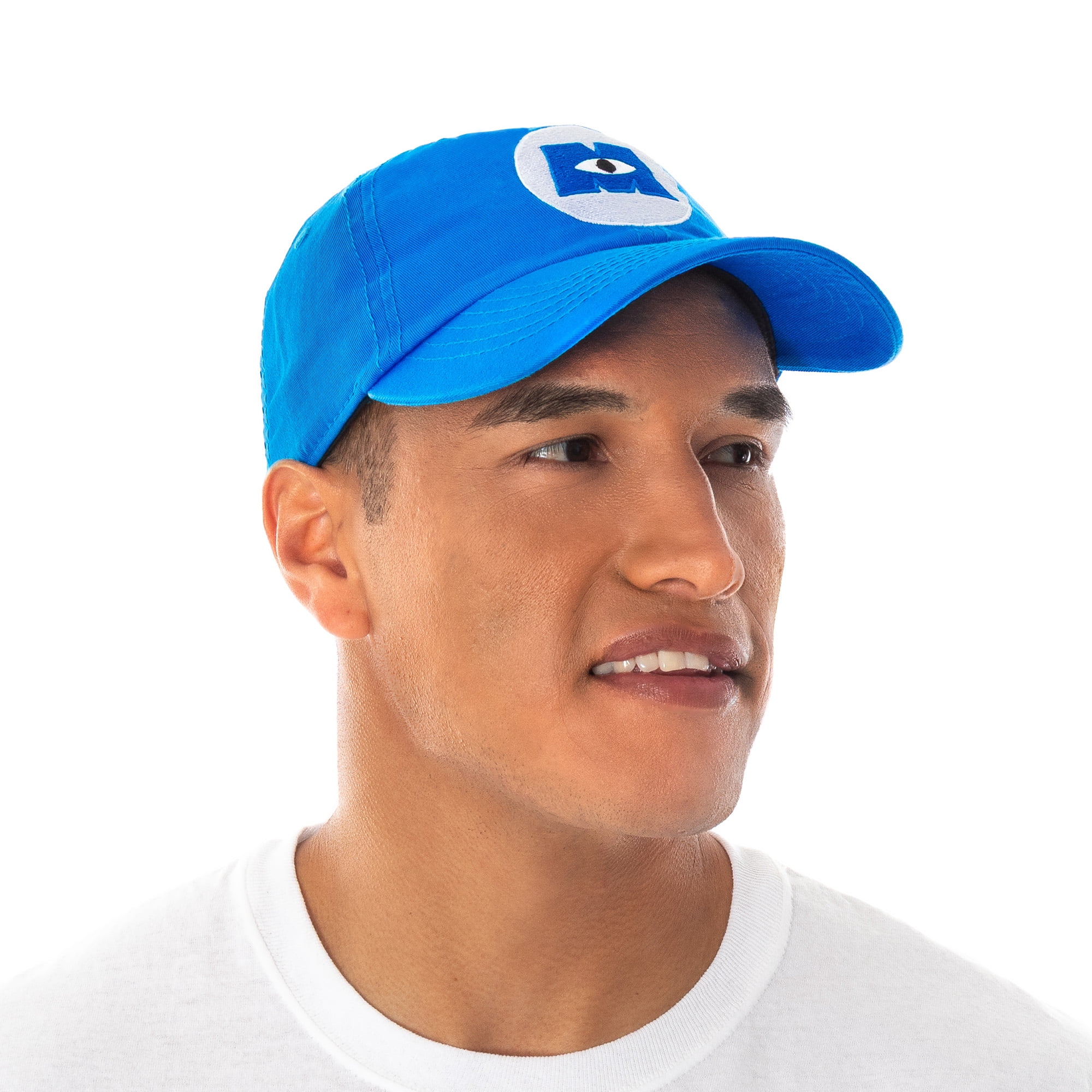 Disney Monsters Inc. Embroidered Logo Hat Adjustable Strap Baseball Cap