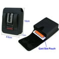 thumbnail image 5 of Aubaddy Flip Phone Holste for Samsung Galaxy Z Flip 6/5/4/3/2 Phone Pouch Belt Clip Case, Nylon Belt Holder Holster for Motorola Razr 2024/2023 Moto Razr+ Plus Ultra Case Card Holder Pouch, Black, 5 of 11