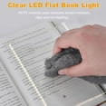 thumbnail image 4 of Smart LED Book Light, 2026 New Rechargeable Clear Full Page Reading Light 3 Colors & Timer Dimmable Panel, Flat Bookmark Lamp, Booklights Eye Protection Light for Night Reading, 4 of 8
