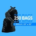 thumbnail image 2 of Reli. Bolsas De Basura De 13 Galones | 250 Bolsas | Bolsas De Basura Negras De 12 A 13 Galones | Bolsa De Basura De Cocina | Transatlántico, 2 of 5