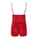 thumbnail image 4 of Camisón Sexy Gibobby de algodón Pijama suelto grande para mujer rojo XL, 4 of 5