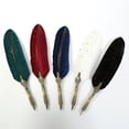 thumbnail image 5 of Carving Feather Pen Set Antique Dip Feather Pen Set Calligraphy Pen Pen Set Gift, 5 of 5