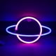 thumbnail image 3 of Letrero de neón Planet, luz planetaria alimentada por USB con interruptor de encendido/apagado, letrero LED Planet para decoración de pared, 3 of 4