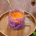 thumbnail image 4 of Double Wall Insulated Glass Mug with Real Preserved Flowers, Clear Coffee Cup with Handle for Hot & Cold Drinks, Elegant Tea Cup for Home Office Gift, 4 of 7