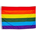 thumbnail image 1 of Standard Qualité Drapeaux Drapeau Arc-en-Ciel en Polyester, 2 par 3', 1 of 4