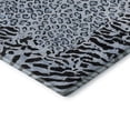 thumbnail image 3 of Addison Rugs Mayfield Premium Machine Washable Transitional Animal Skin Blue Rectangle Rug, 3' x 5', 3 of 6