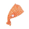 thumbnail image 4 of Bandeau Imprimé Orange avec Bouton, Porte-Visage, Protège Oreilles et Tête, 4 of 5
