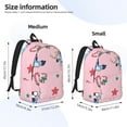 thumbnail image 2 of Kowoue Bluey Pattern Canvas Backpack – Student Double Shoulder Bag, Durable & Lightweight Canvas School & Outdoor Backpack-, 2 of 5
