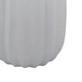 thumbnail image 4 of Rizie Vase with Ribbed Texture, 45 Inch Contemporary White Polyresin, 4 of 6