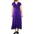 thumbnail image 3 of Women's Plus Faux Wrap Maxi Dress, 3 of 3