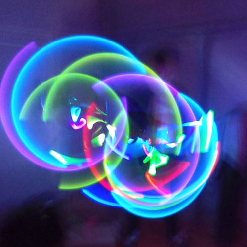 Led Lamp Light Nunchucks Nunchakus Glowing Stick Practice Performance Kung Fu CA