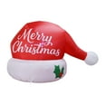 thumbnail image 3 of Sombrero inflable navideño para jardín, decoración infantil, lindo para exteriores, ideal para fiestas de invierno en el césped, 3 of 8