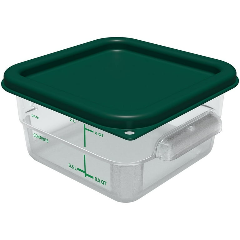 Squares Food Storage Container Lid, 7.31 x 7.31 x 0.63, Forest Green, Plastic Squares Food Storage Container Lid, 7.31 x 7.31 x 0.63, Forest Green, Plastic