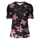 thumbnail image 5 of Blusas de Manga Corta para las Mujeres, Blusa de Camiseta Suelta Casual Hecha de Tela Cómoda para Todo el Uso Diario de Temporada, Blusas para las Mujeres Casual, 5 of 9