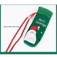 thumbnail image 4 of Advancent Funda para botella de vino, manga de Navidad, Santa Claus, muñeco de nieve, hogar, de comedor, ropa de lentejuelas, fundas de champán, Kits de decoración para fiestas Rojo Advancent HA068082-02, 4 of 6