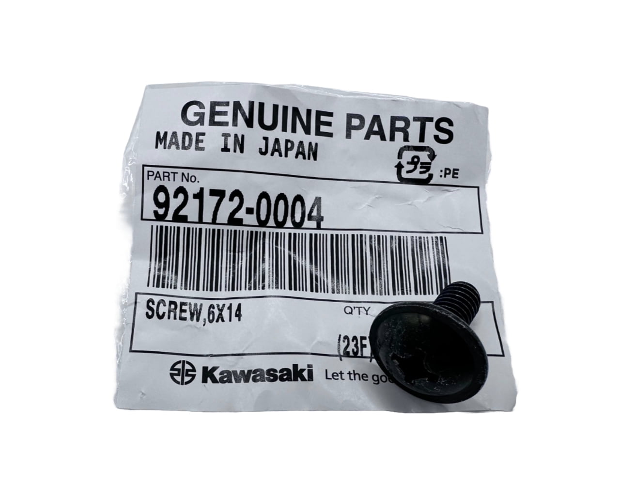 Kawasaki OEM Replacement Oil Drain Crush Washer, Part Number 11061