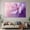 Purple, variant on Mudket Wall Art Framed Ready to Hang, Lavender Pink Peony Abstract Canvas Print, Pastel Flower Wall Decor Artwork for Living Room Bedroom Office, Soft Purple Floral Paintings - 12"L x 8"W