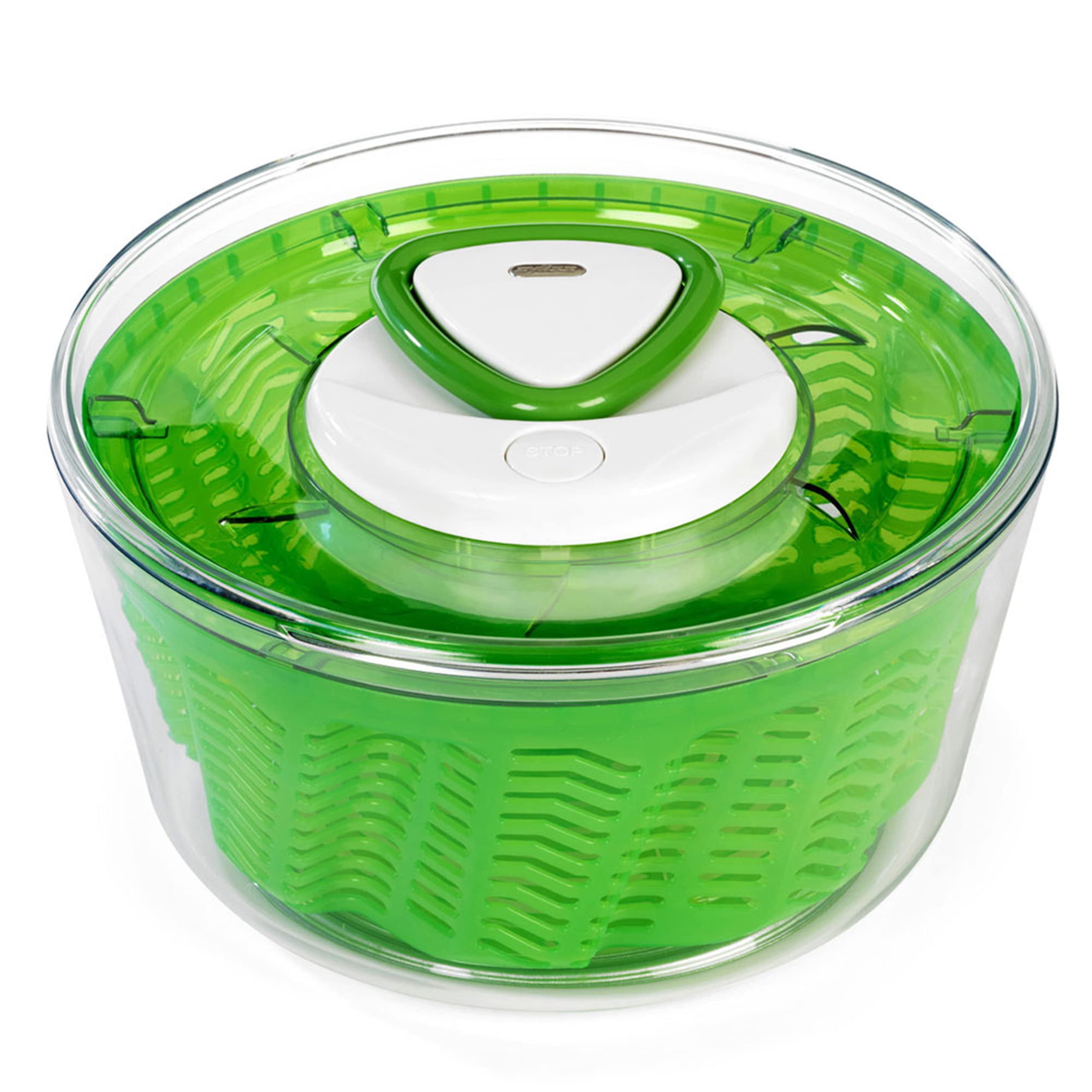 Essoreuse à Salade Grande Taille - Panier Amovible, Bouton Essorage Facile - Pour Légumes Et Fruits - Couvercle Pratique