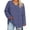 Blue, variant on Tops for Women, Women's Plus Size Tops Long Sleeve Tee Shirt V Neck Fashion Basic Ladies Loose Fit T Shirt Brown XL