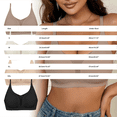 thumbnail image 2 of MEICHEN Trendy Solid Seamless Underwear Jelly Bras for Women Casual Push Up Full Coverage Bralettes Summer Fall Essentials Fashion Clothing, 2 of 7