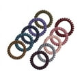 thumbnail image 4 of 10 Pcs Twisted Hair Ties No Crease, Colorful Traceless Hair Ties, Elastic Coil Hair Ties, Waterproof Hair Coils, Hair Coils for Women Girls, Christmas Gifts,Multicolor, 4 of 5