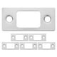 thumbnail image 1 of 6 piezas de placa de cerrojo de seguridad de acero inoxidable para puerta corredera, cerradura de seguridad de níquel satinado, 1 of 8