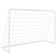 thumbnail image 1 of Soozier Soccer Goal, 6 x 4ft Portable Practice Soccer Net with Steel Frame, 1 of 10