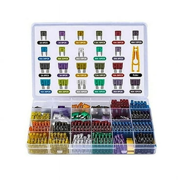 300pcs Car Blade Fuse Assortment Kit Auto Truck Automotive Medium Small Fuse Mixed Motorcycle Circuit Fuse with Box