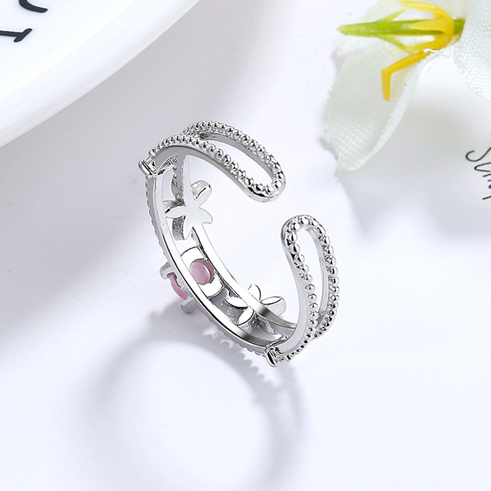 Buy Silver Rings for Women by Designs & You Online | Ajio.com