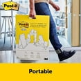 thumbnail image 3 of Post-it Super Sticky Tabletop Easel Pad, Great for Virtual Teachers and Students, 20 x 23 Inches, 20 Sheets/Pad, 1 Pad (563R), Portable White Premium Self Stick Flip Chart Paper, Built-in Easel Stand, 3 of 10