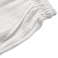 thumbnail image 6 of Ceisia Men's Big & Tall Linen Blend Wide Leg Pants Elastic Waist Drawstring Breathable Loose Fit Summer Beach Trousers White XXXL Gifts for Father, 6 of 9